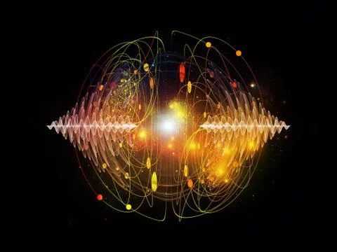 Quantum Wave 库存插图