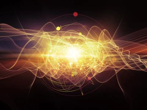 Quantum Wave 스톡 일러스트