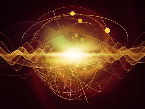 Quantum Wave Stock Illustration