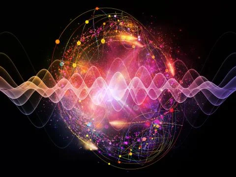 Quantum Wave Stock Illustration