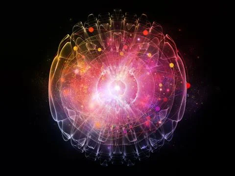Quantum Wave Stock Illustration