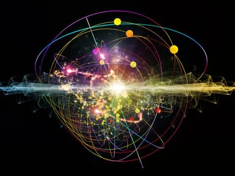 Quantum Wave Stock Illustration