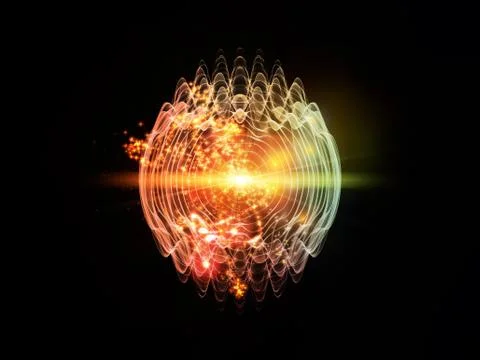 Quantum Wave Stock Illustration