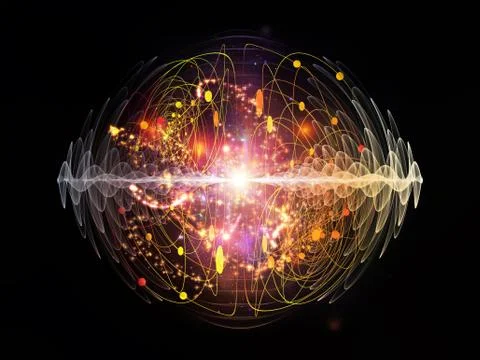 Quantum Wave Ilustración de archivo