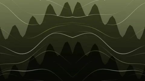 Quantum Wave Interference Pattern Signal Processing Technical Motion Graphic Stock Footage 344546514