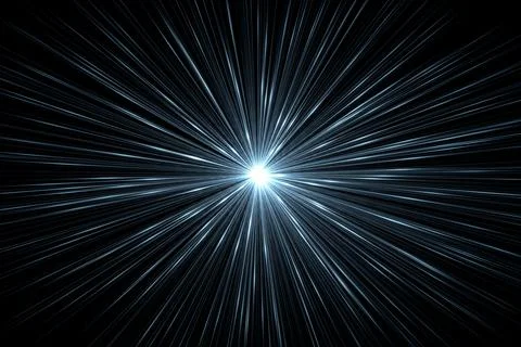 Quantum world, light particles. Time freeze effect Stock Illustration