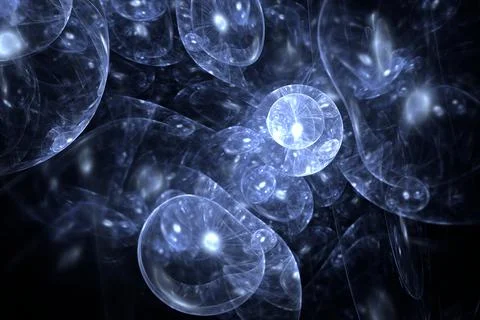 Quantum world, quantum mechanics Stock Illustration