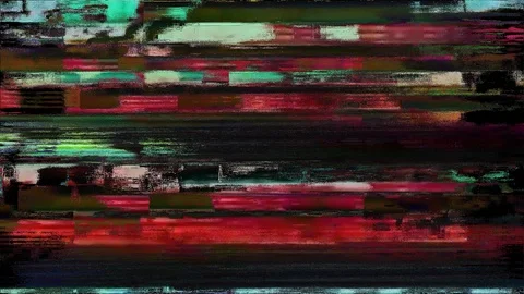 QuantumLeap Digital Animation. Pixel Noise Glitch Error Video Damage Stock Footage 108528430