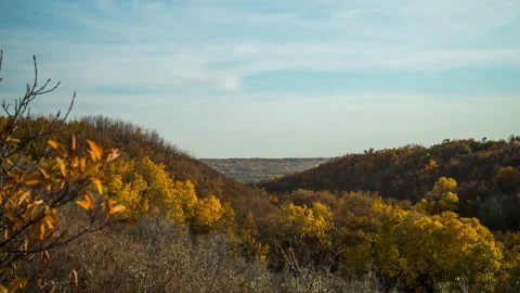 QuAppelle Valley - Fall Overlook - UHD - ProRes Stock Footage 218154635