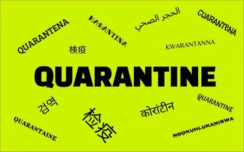 Quarantine Stock Illustration