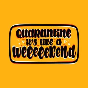 Quarantine Illustrazione stock