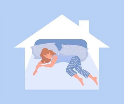 Quarantine, self isolation and stop Coronavirus Covid-19 banner Stock Illustration