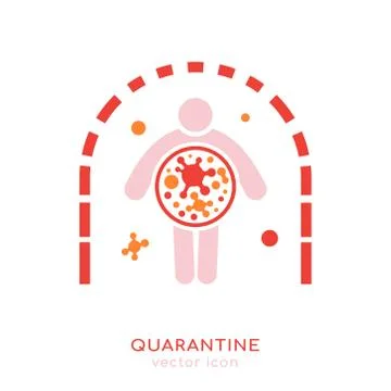 Quarantine Vector Icon Stock Illustration