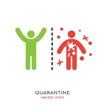 Quarantine Vector Icon Stock Illustration