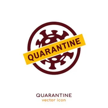 Quarantine Vector Icon Stock Illustration