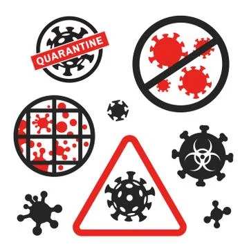 Quarantine Vector Icon Stock Illustration