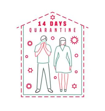Quarantine Vector Icon イラスト素材