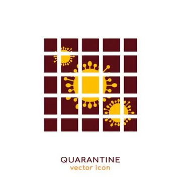 Quarantine Vector Icon Stock Illustration