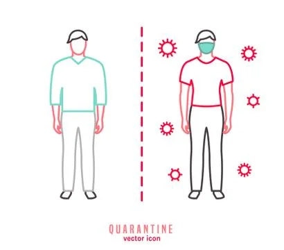Quarantine Vector Icon Stock Illustration