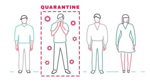 Quarantine Vector Icon イラスト素材