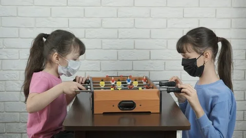 Quarantined children. Stock Footage 127003349
