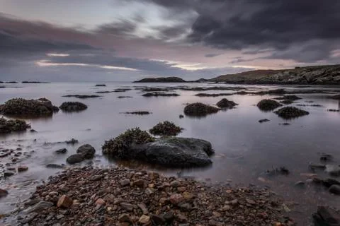 Quarff Beach Foto stock