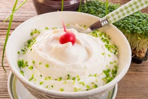 Quark cheese Stock Photos