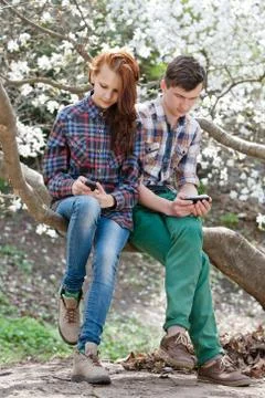 Quarrel between lovers Foto stock