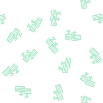 Quarrel conversation glyph vector seamless pattern Illustrazione stock