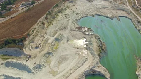 Quarry from a bird's eye view Stock-Footage 120132194