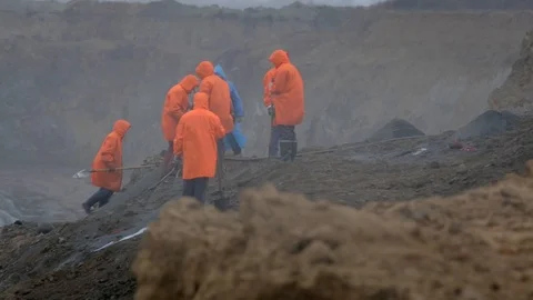 Quarry Blasting Stock Footage 124911691