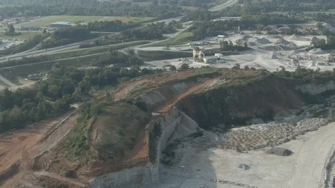 Quarry in the country Stock Footage 116072979