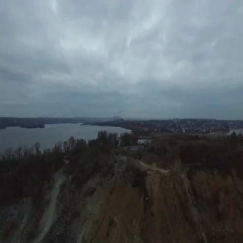Quarry at dusk Stock Footage 69403705