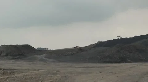 Quarry Excavation Stock Footage 10917392