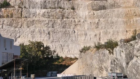Quarry of the famous Zandobbio marble Stock Footage 202493354