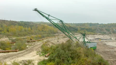 Quarry flight Video stock 52385847