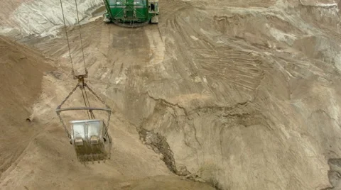 Quarry flight Stock-Footage 52386294