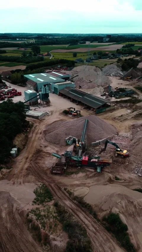 Quarry fly over Stock Footage 247126531