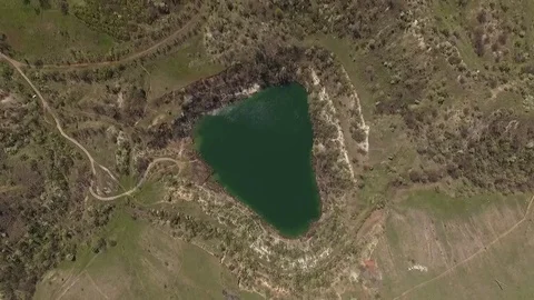 Quarry Lake reserve Stock Footage 75075339