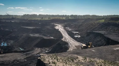 Quarry machine production. Timelapse, 4k Stock Footage 67241268