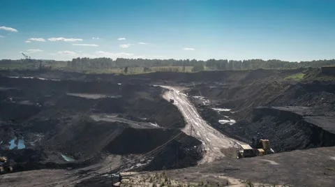 Quarry machine production. Timelapse, 4k Stock Footage 67241348