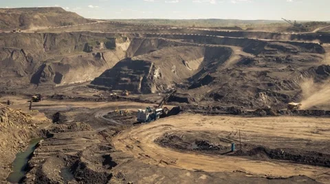 Quarry machine production. Timelapse, 4k Stock Footage 67241439