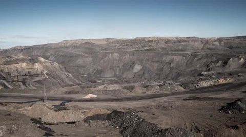 Quarry machine production. Timelapse, 4k Stock Footage 67241802