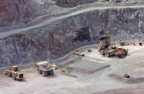 Quarry Maintenance. Stock Photos