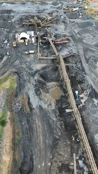 Quarry mining operation Stock Photos