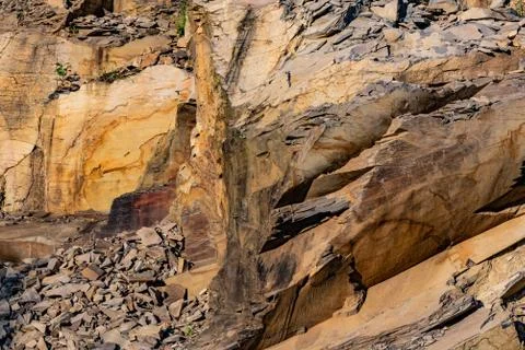 Quarry mining Foto stock