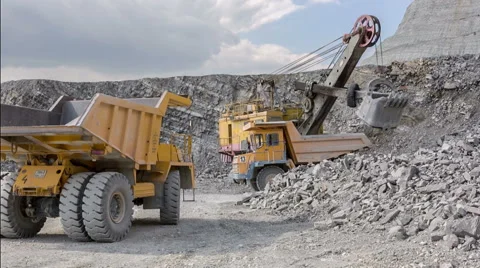 Quarry mountain Video stock 52382593