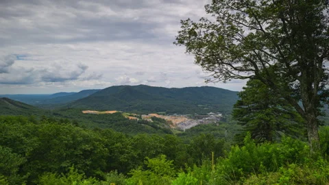 Quarry Overlook Timelapse Stock Footage 247345655
