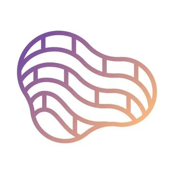 Quarry pixel perfect gradient linear vector icon Illustrazione stock