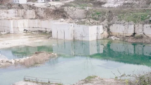 Quarry Roman Travertine Vídeos de archivo 150863142
